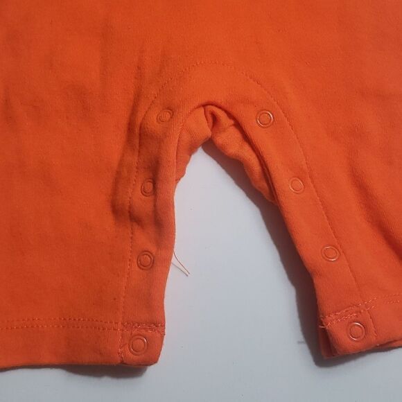 Pumpkin Halloween Pants Romper - Picture 3 of 4